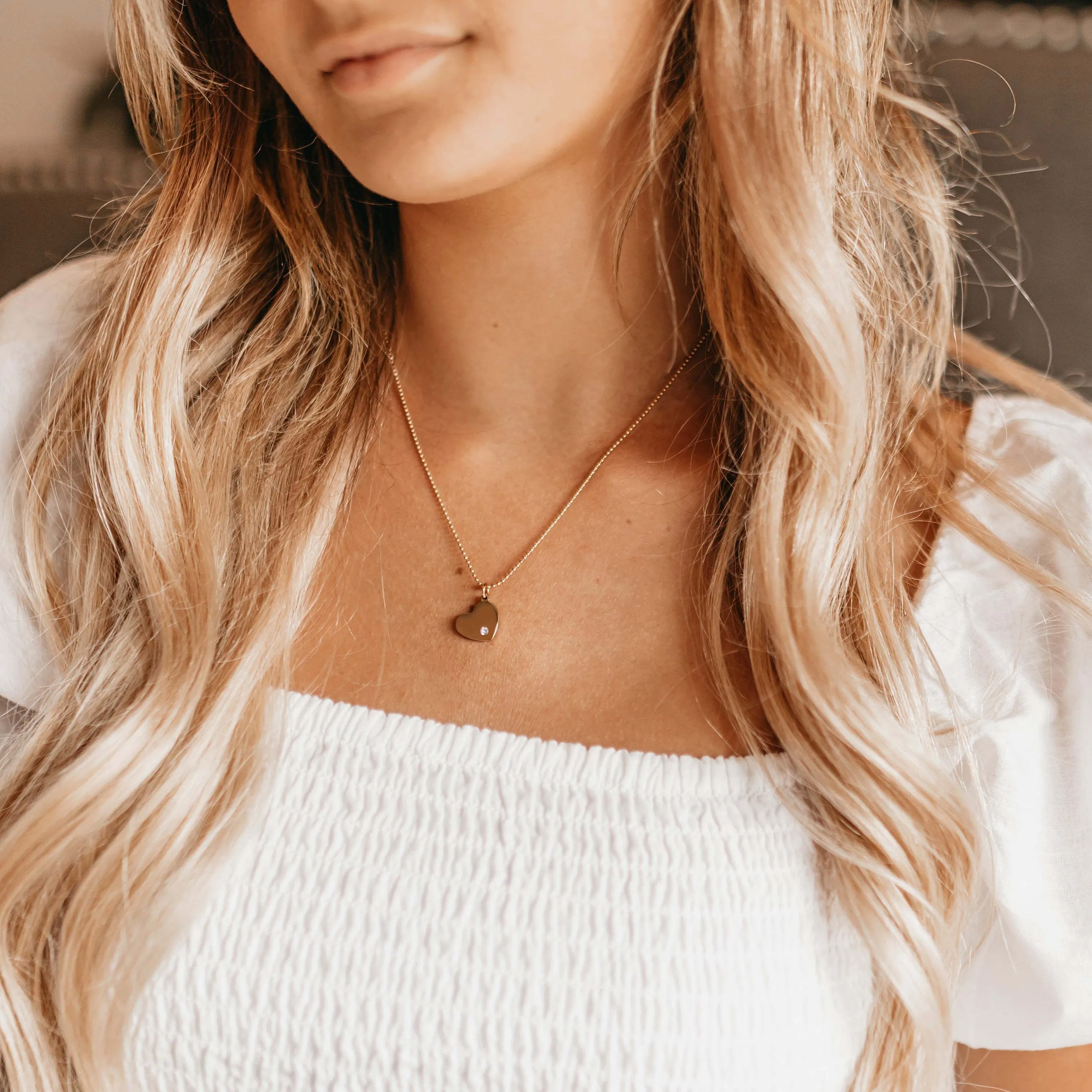 Personalized Heart Necklace
