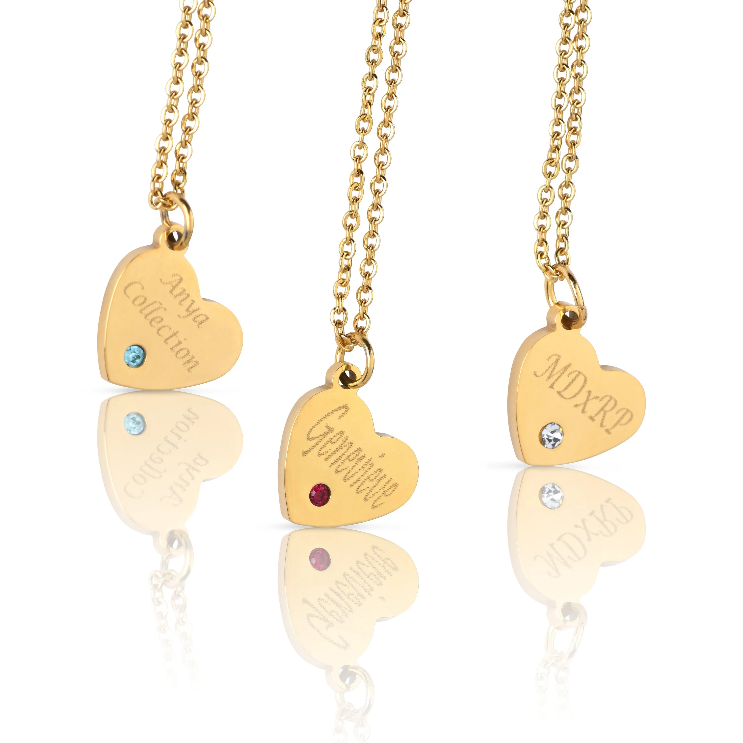 Personalized Heart Necklace