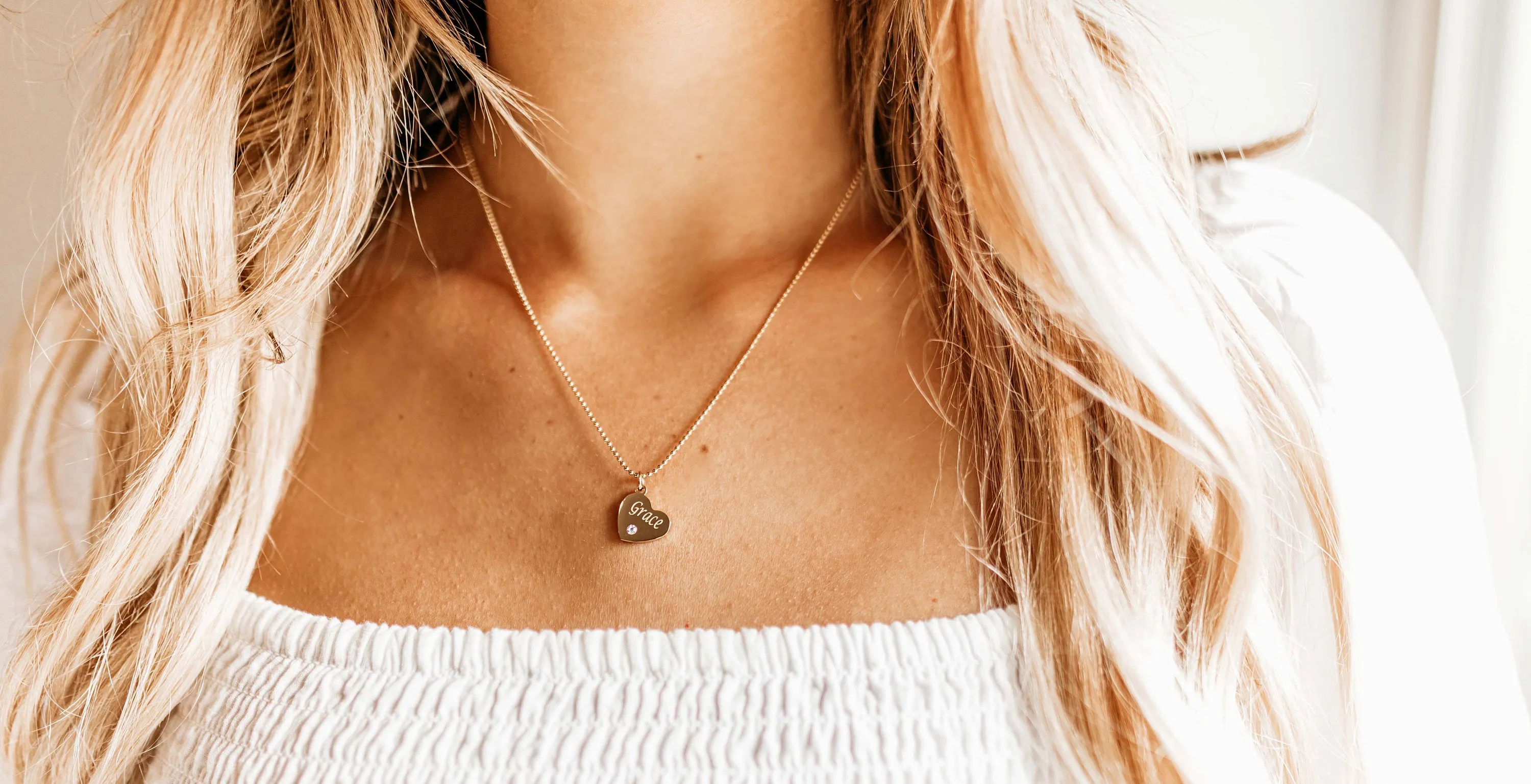 Personalized Heart Necklace