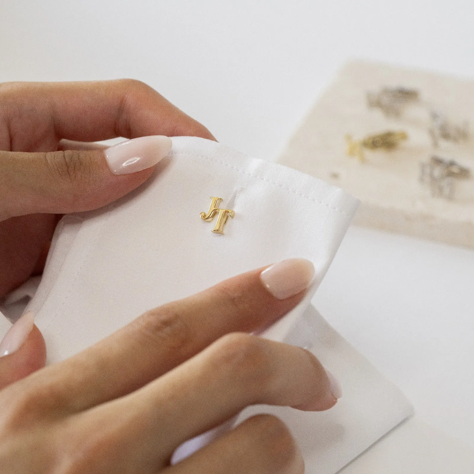 Personalized Initial Cufflinks