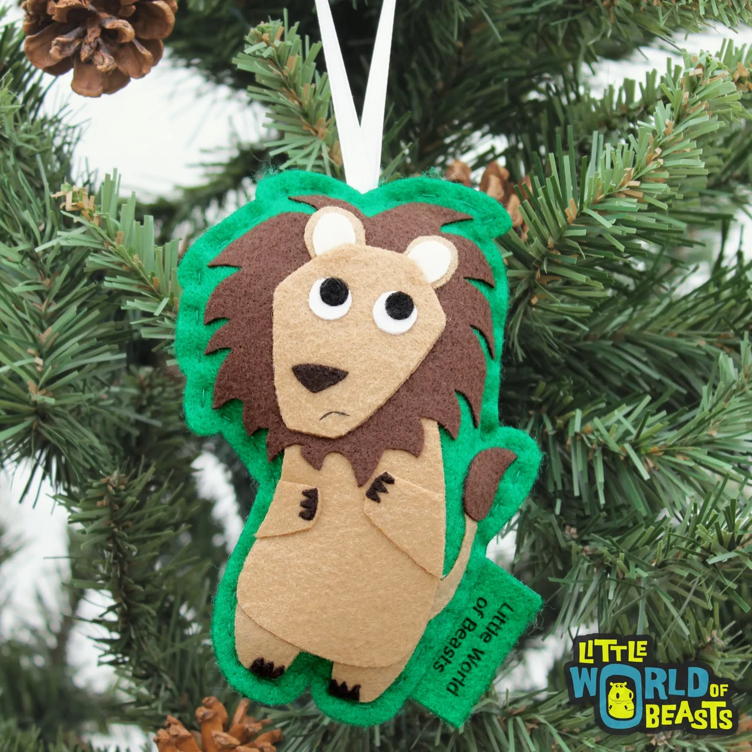 Personalized Oscar the Lion Ornament