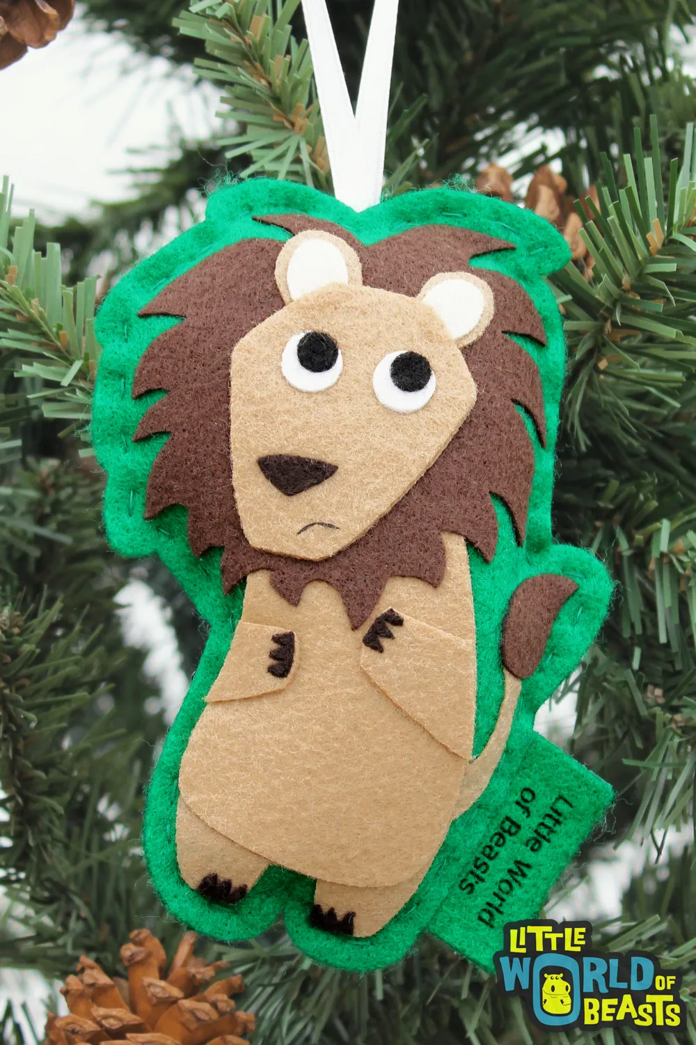 Personalized Oscar the Lion Ornament