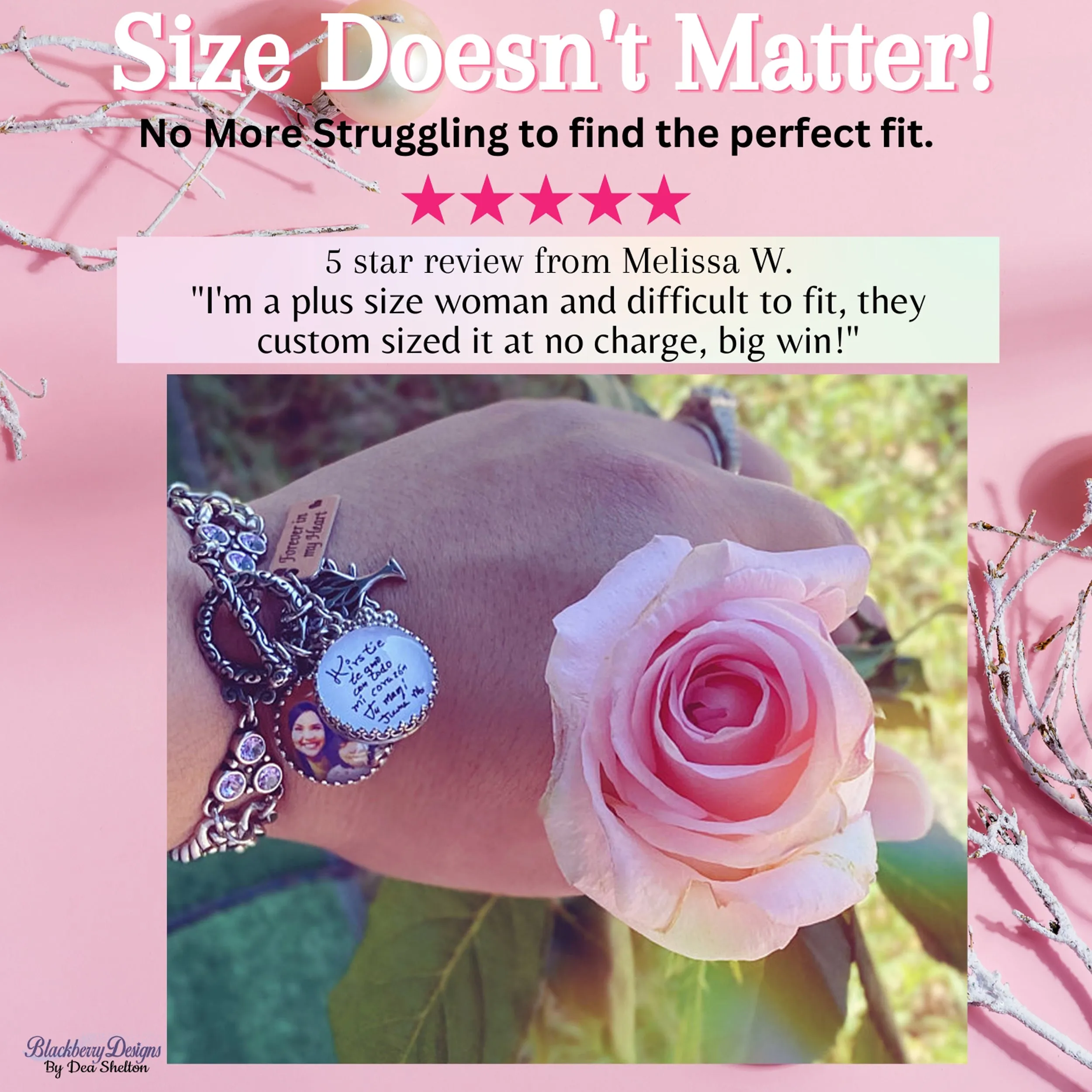 Personalized Photographer Bracelet