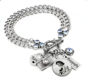 Personalized Photographer Bracelet
