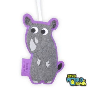 Personalized Reginald the Rhino Ornament