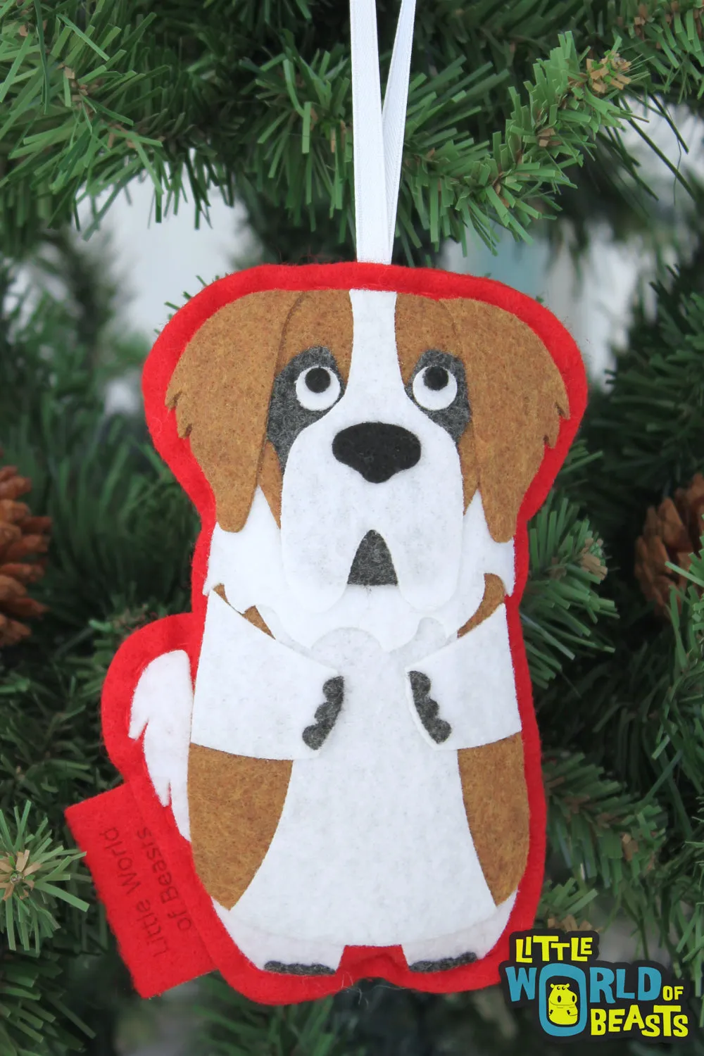 Personalized Saint Bernard Ornament