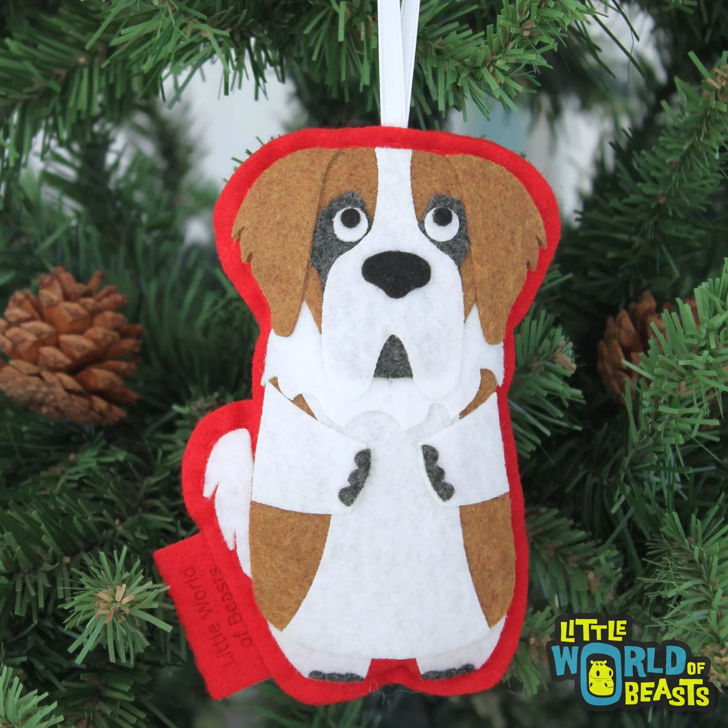 Personalized Saint Bernard Ornament