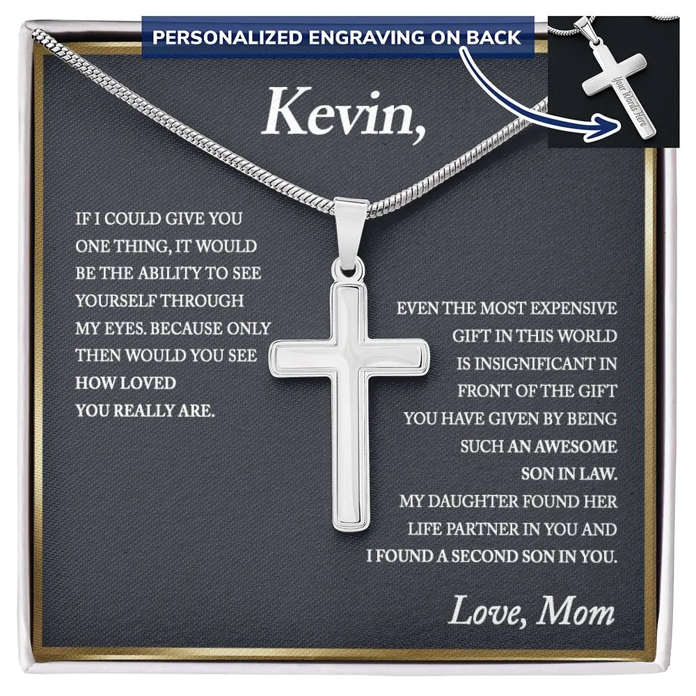 Personalized Son In Law Gift, Son In Law Christmas Gift, Future Son Gift - Snake Chain