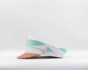 Petrol Stripe White