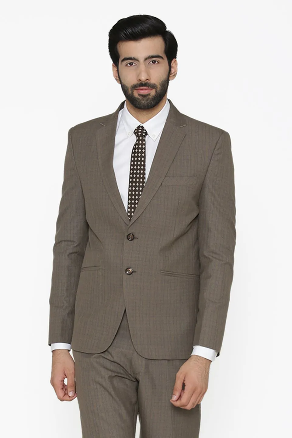 Poly Cotton Grey Blazer