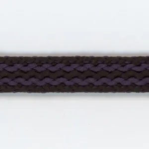 Polyester Stripe Tape #02 Pansy Purple & Black