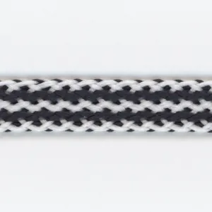 Polyester Stripe Tape #06 Denim & Off White