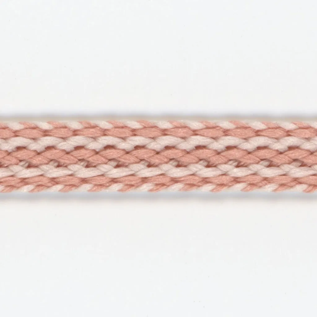 Polyester Stripe Tape #15 Tea Rose & Pale Pink