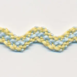 Polyester Stripe Zig-Zag Tape #16 Sax & Corn