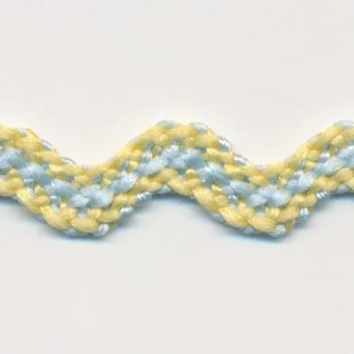 Polyester Stripe Zig-Zag Tape #16 Sax & Corn