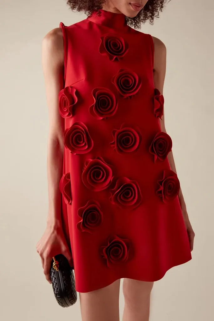 Poppy Sleeveless Floral Mini Dress
