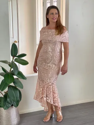 Prague Blush Evening Gown