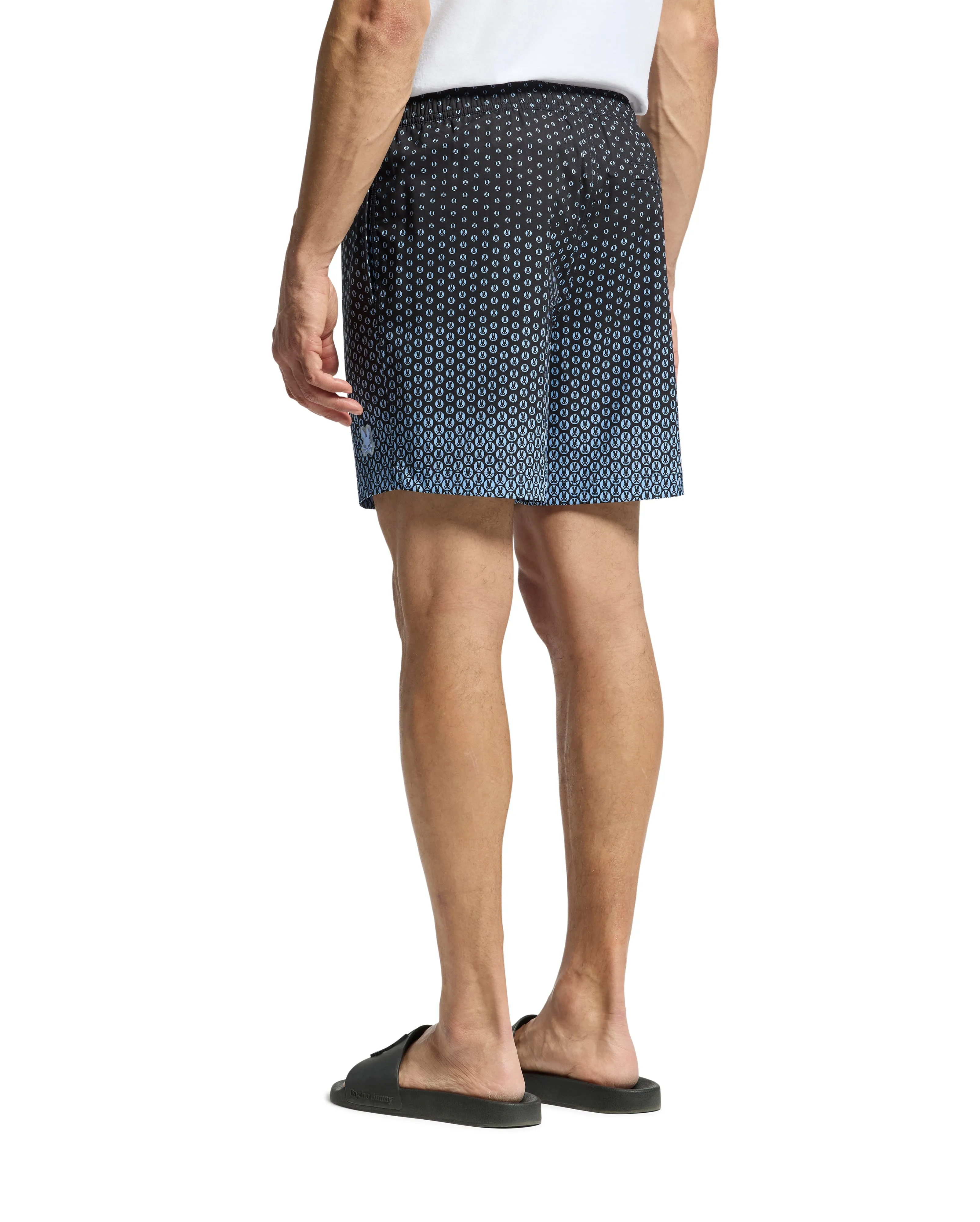 Psycho Bunny Men's Bendigo Swim Trunks -Evening Blue