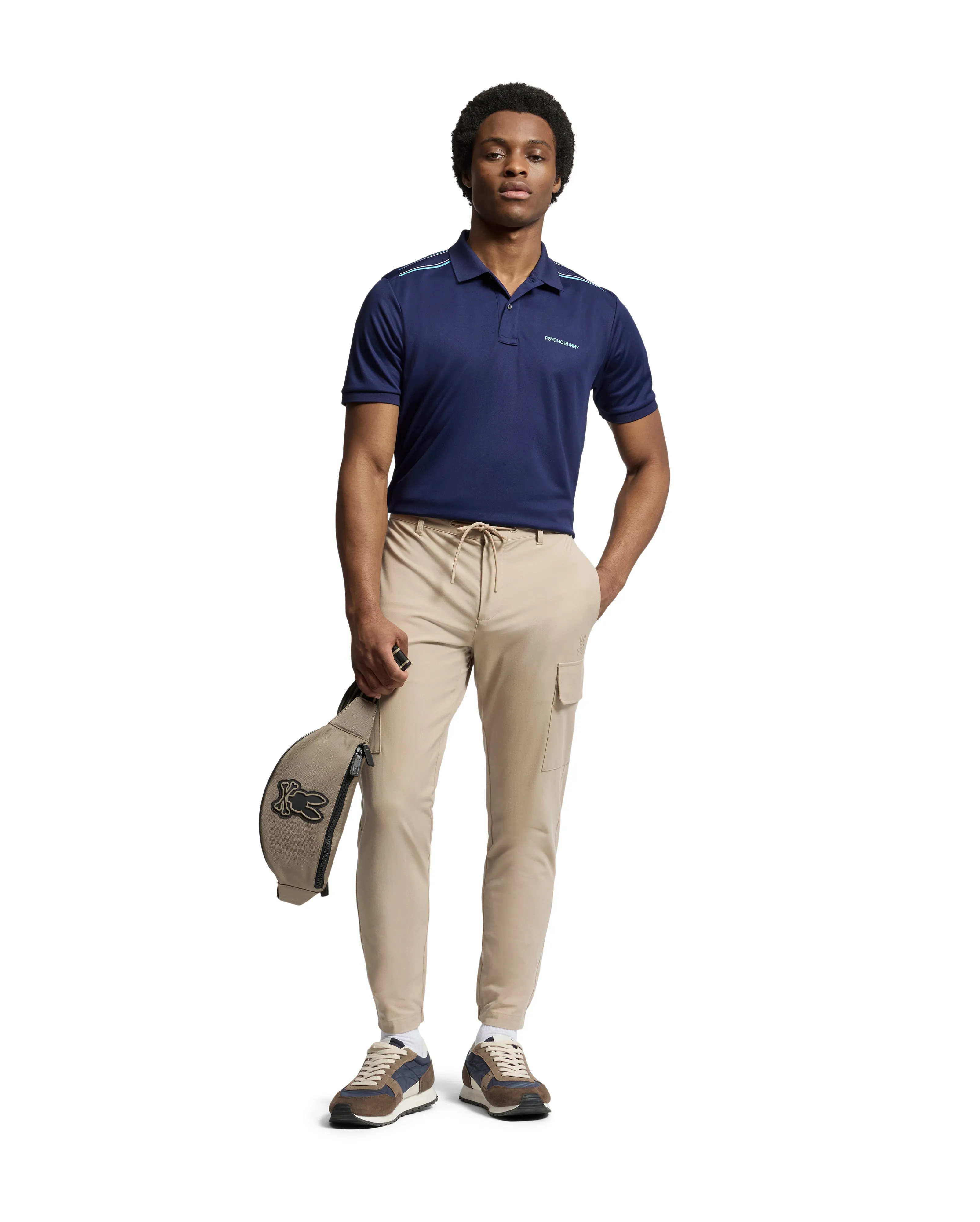 Psycho Bunny Men's Hyden Sport Polo - Evening Blue