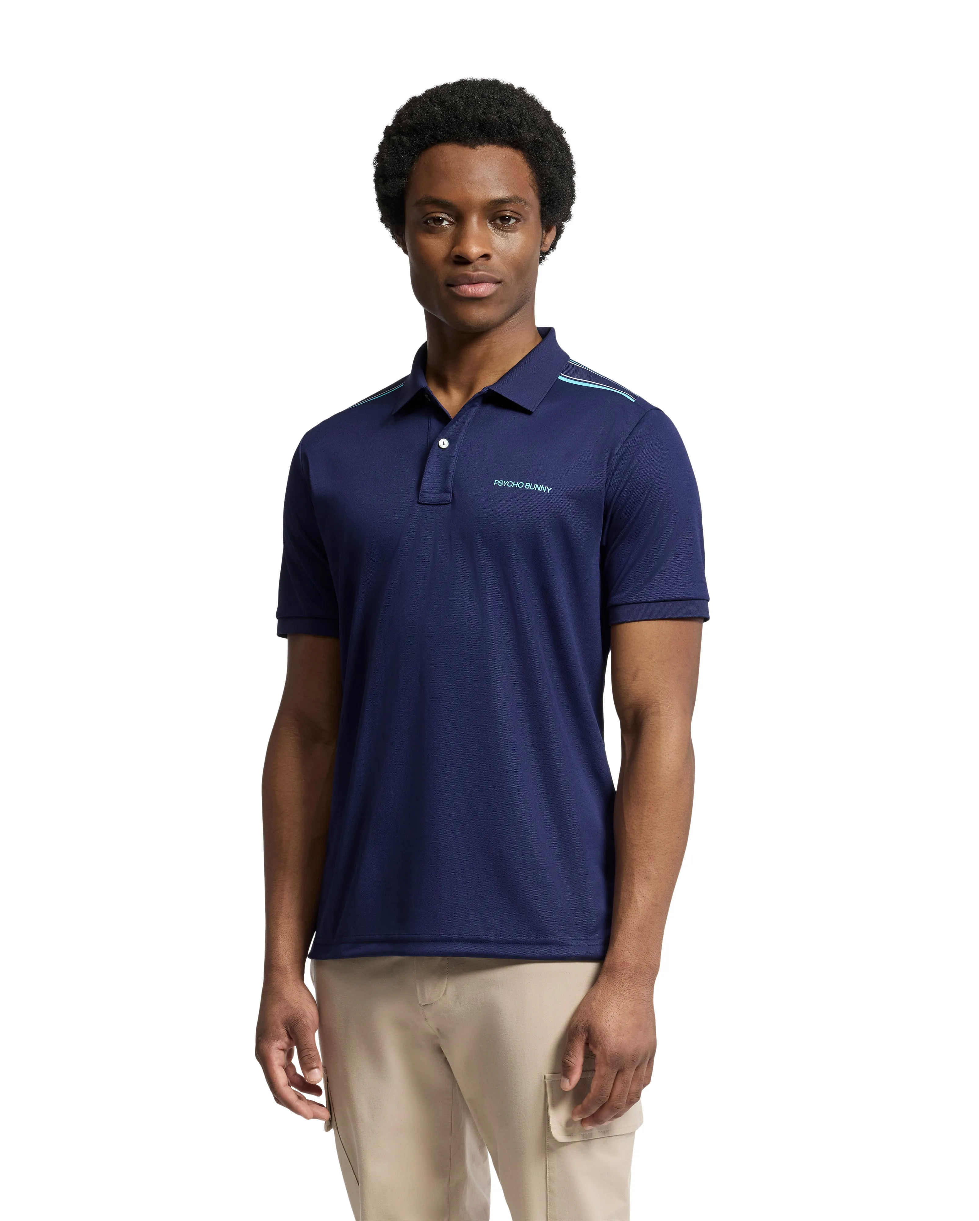Psycho Bunny Men's Hyden Sport Polo - Evening Blue