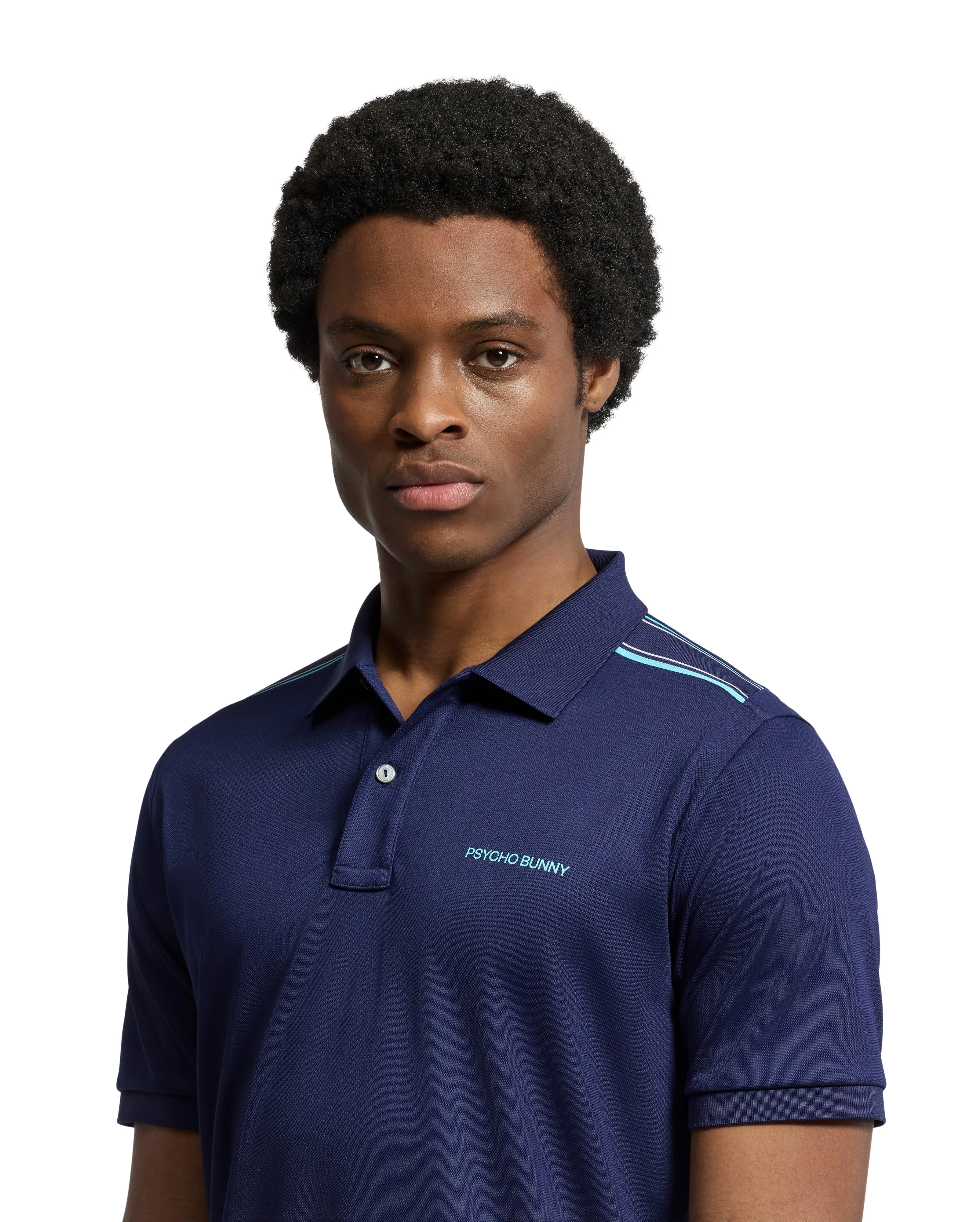 Psycho Bunny Men's Hyden Sport Polo - Evening Blue