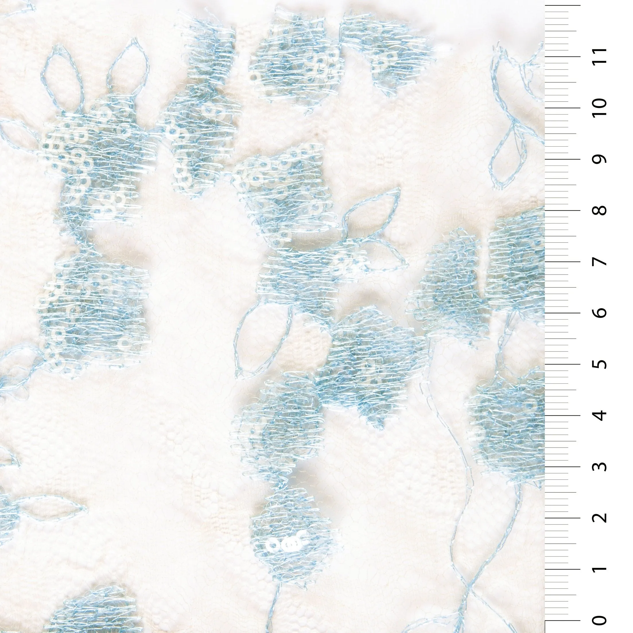 Queen's Charming Style Sequin Embroidered Lace Fabric