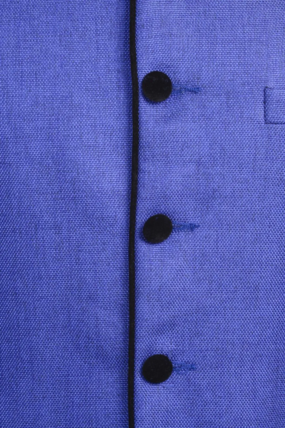 Rayon Blue Modi Nehru Jacket