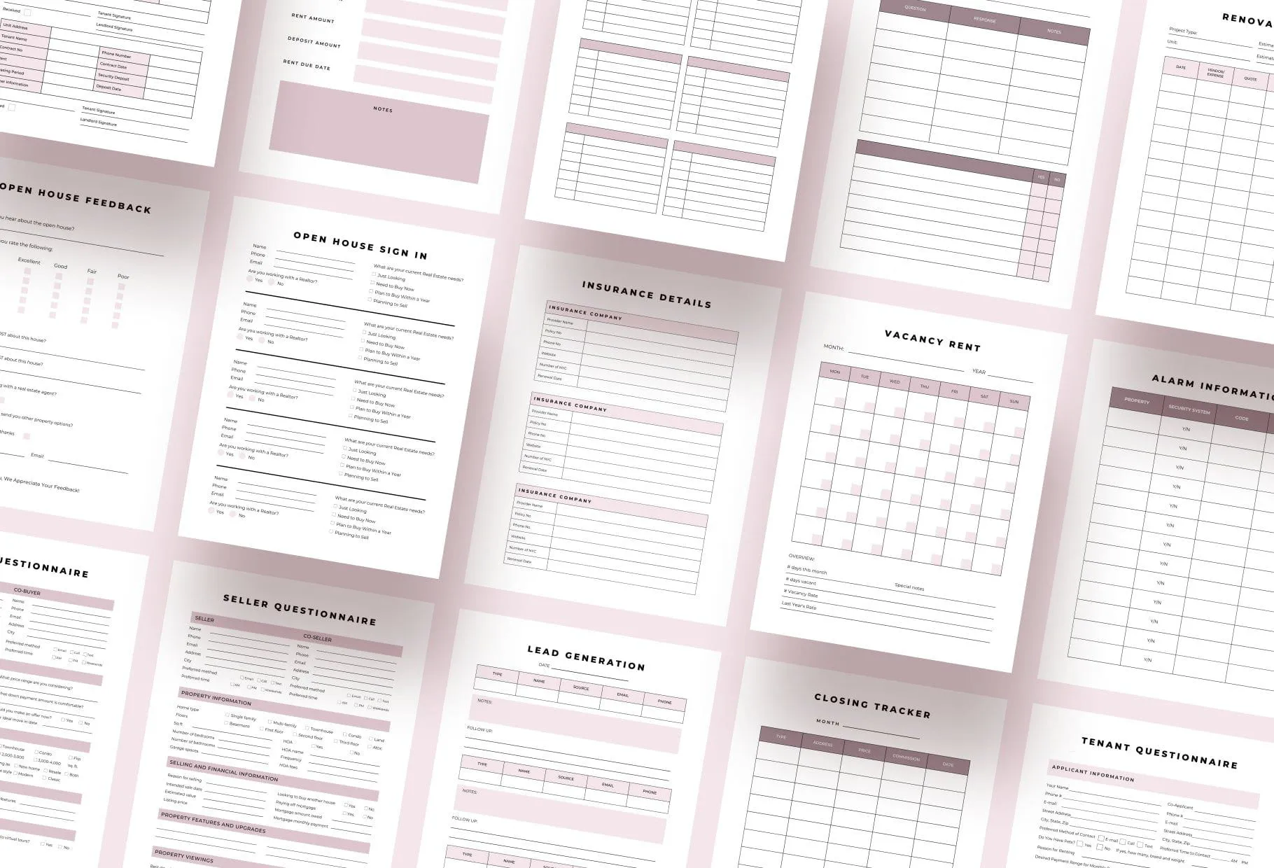 Realtor Business Planner Canva Template