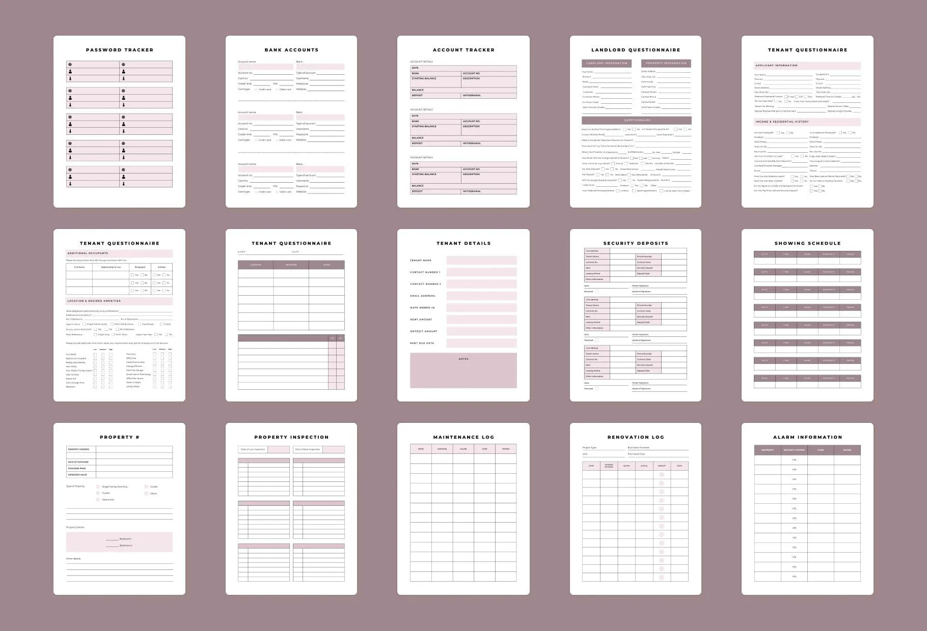 Realtor Business Planner Canva Template
