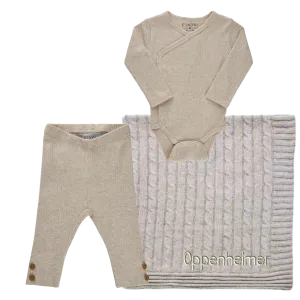 Ribbed Spring Tan Gift Set