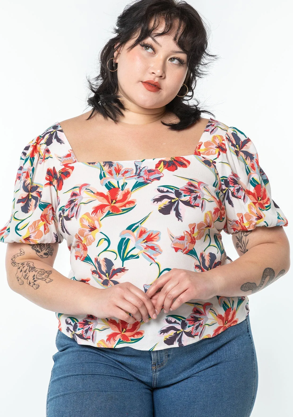Rosa Puff Sleeve Top