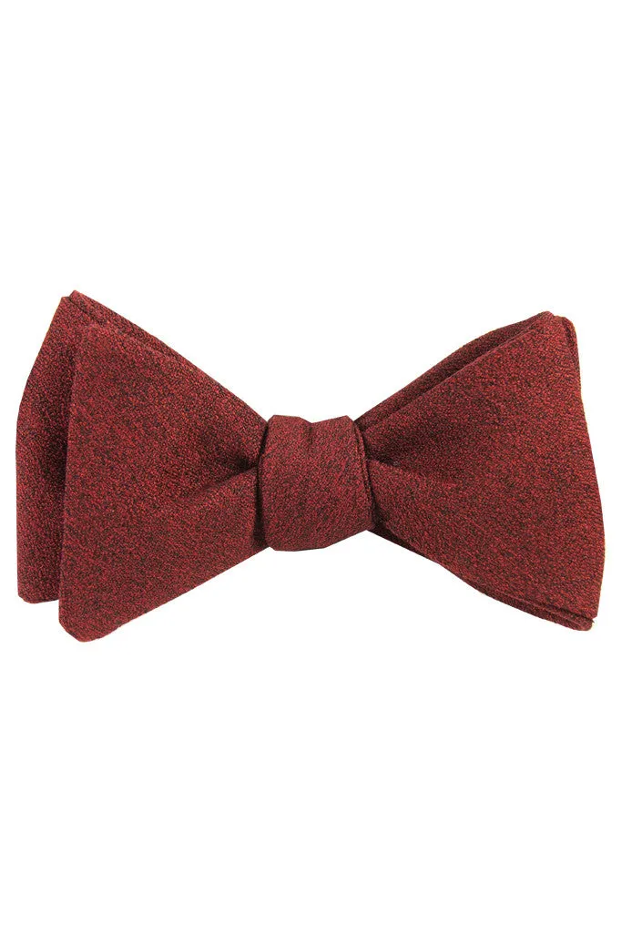 Rough Ruby Self Tie Bow Tie