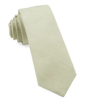Sage Green Linen Row Tie
