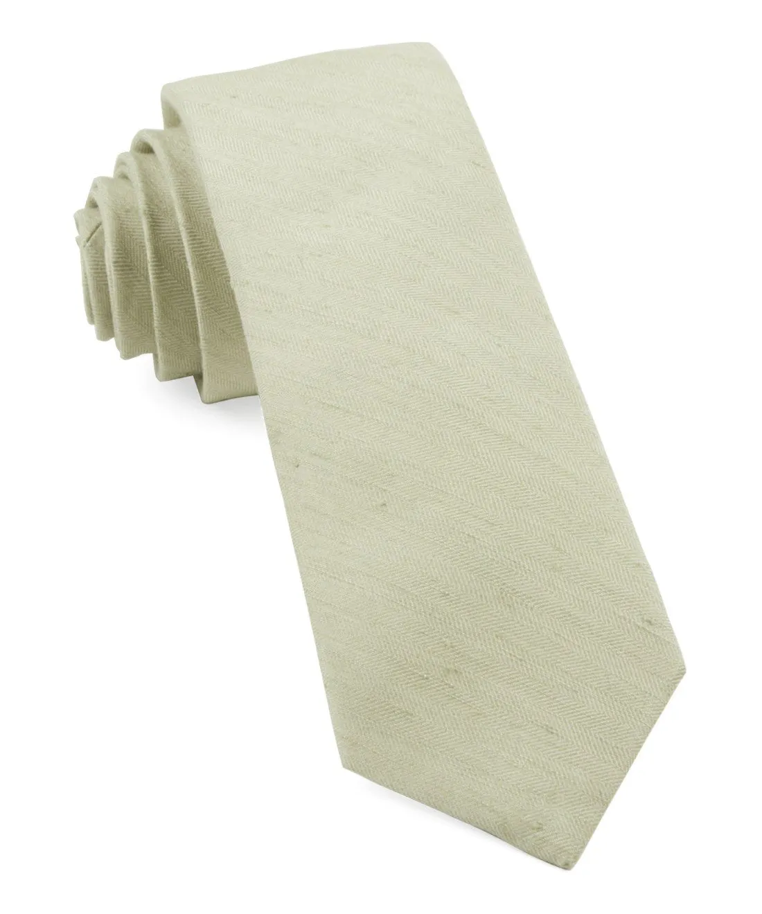 Sage Green Linen Row Tie