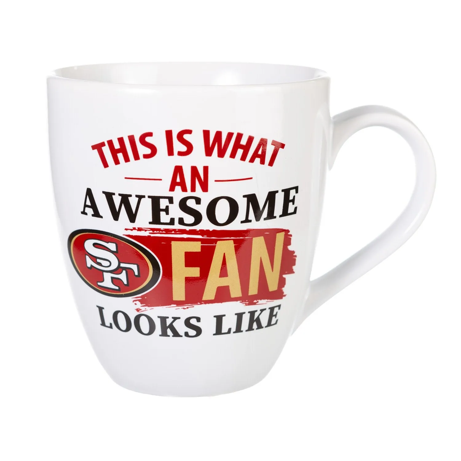 San Francisco 49ers, Ceramic Cup O'Java 17oz Gift Set,3mcf3826