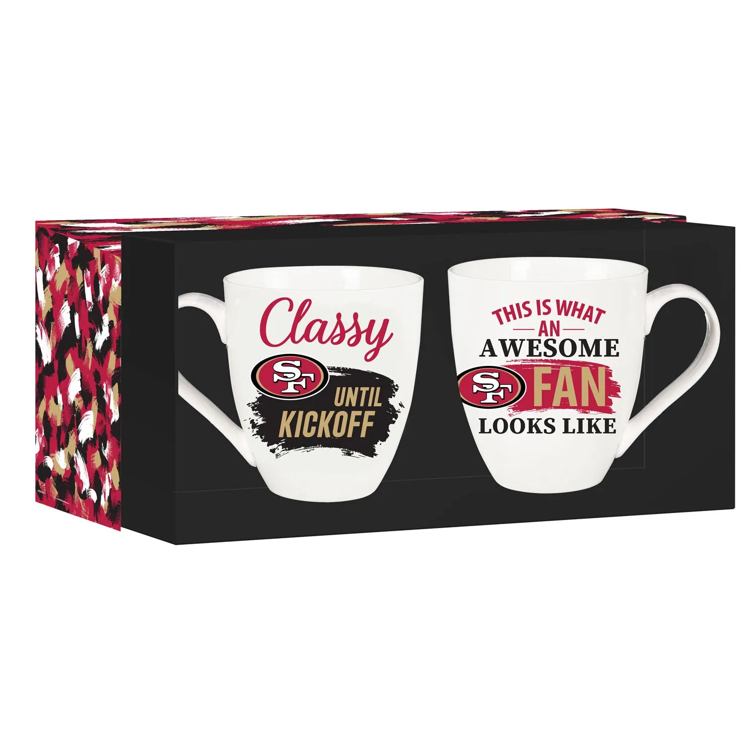 San Francisco 49ers, Ceramic Cup O'Java 17oz Gift Set,3mcf3826
