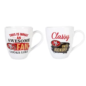 San Francisco 49ers, Ceramic Cup O'Java 17oz Gift Set,3mcf3826