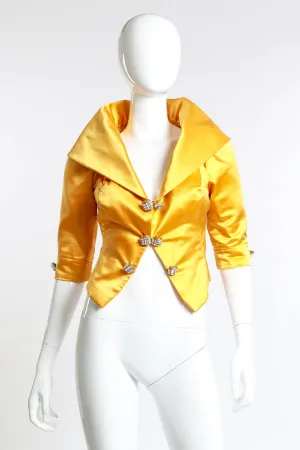 Shawl Collar Crop Jacket