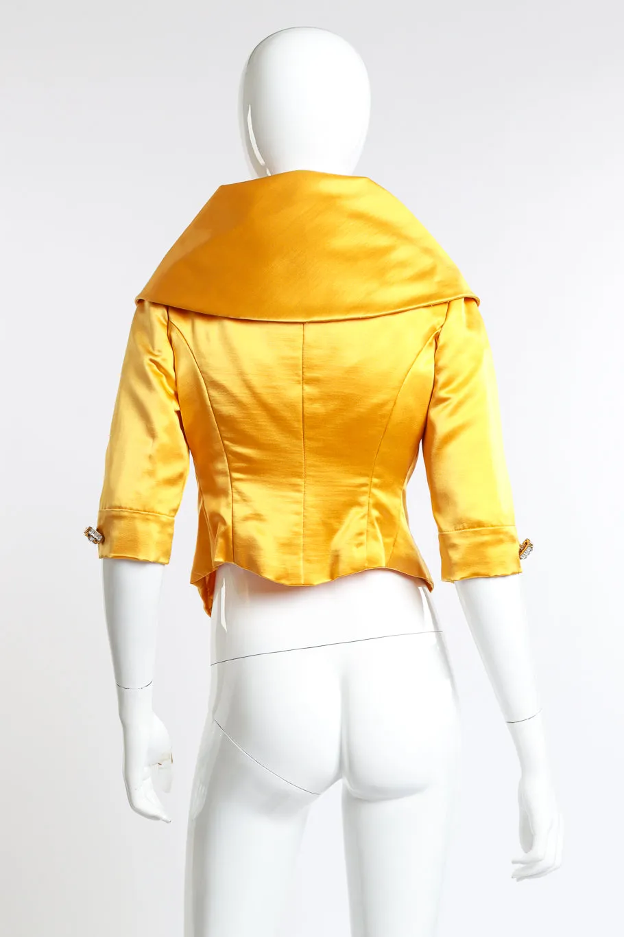 Shawl Collar Crop Jacket