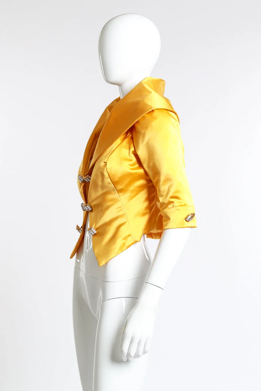 Shawl Collar Crop Jacket