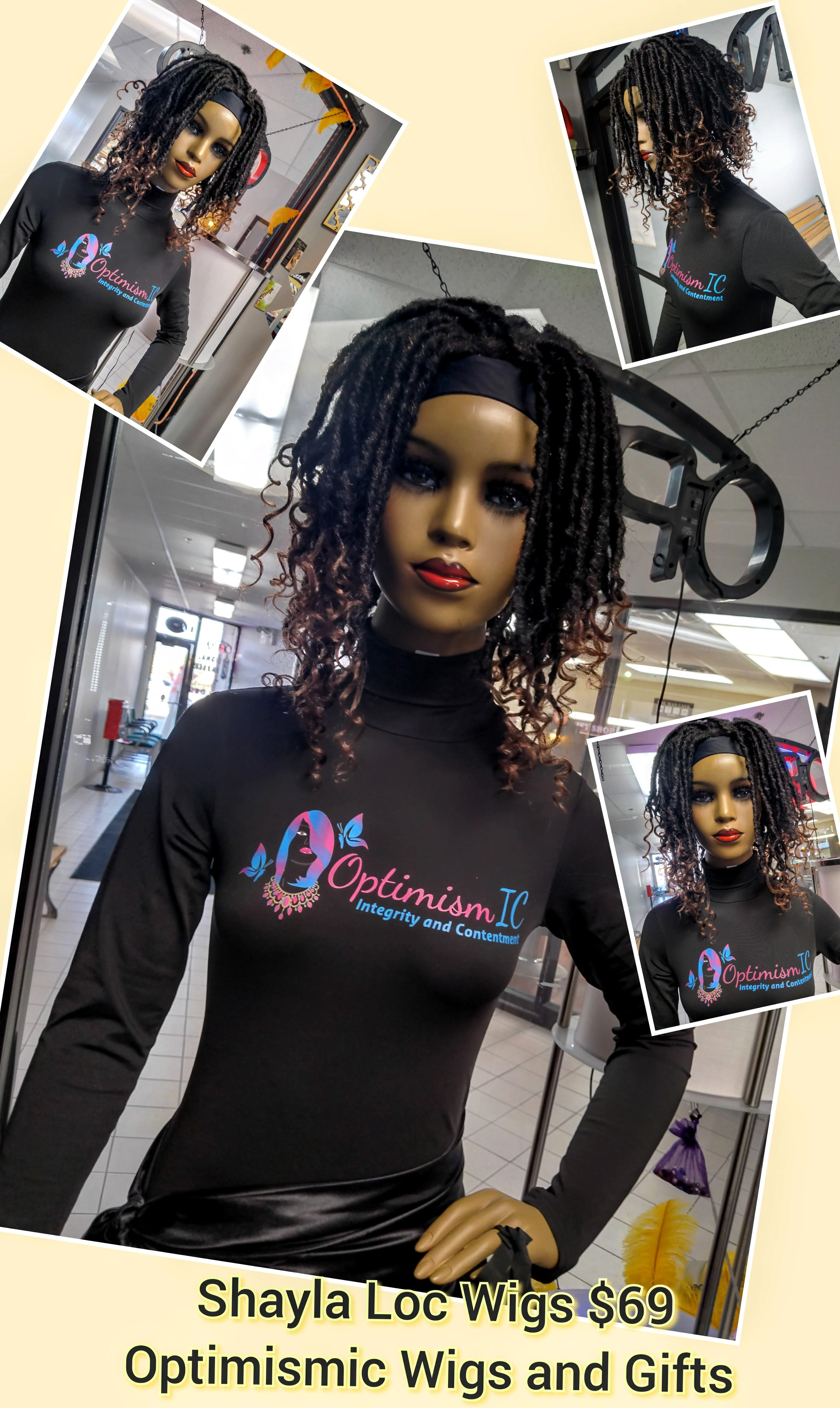 Shayla Headband Goddess Loc Wigs $69 Optimismic Wigs and Gifts