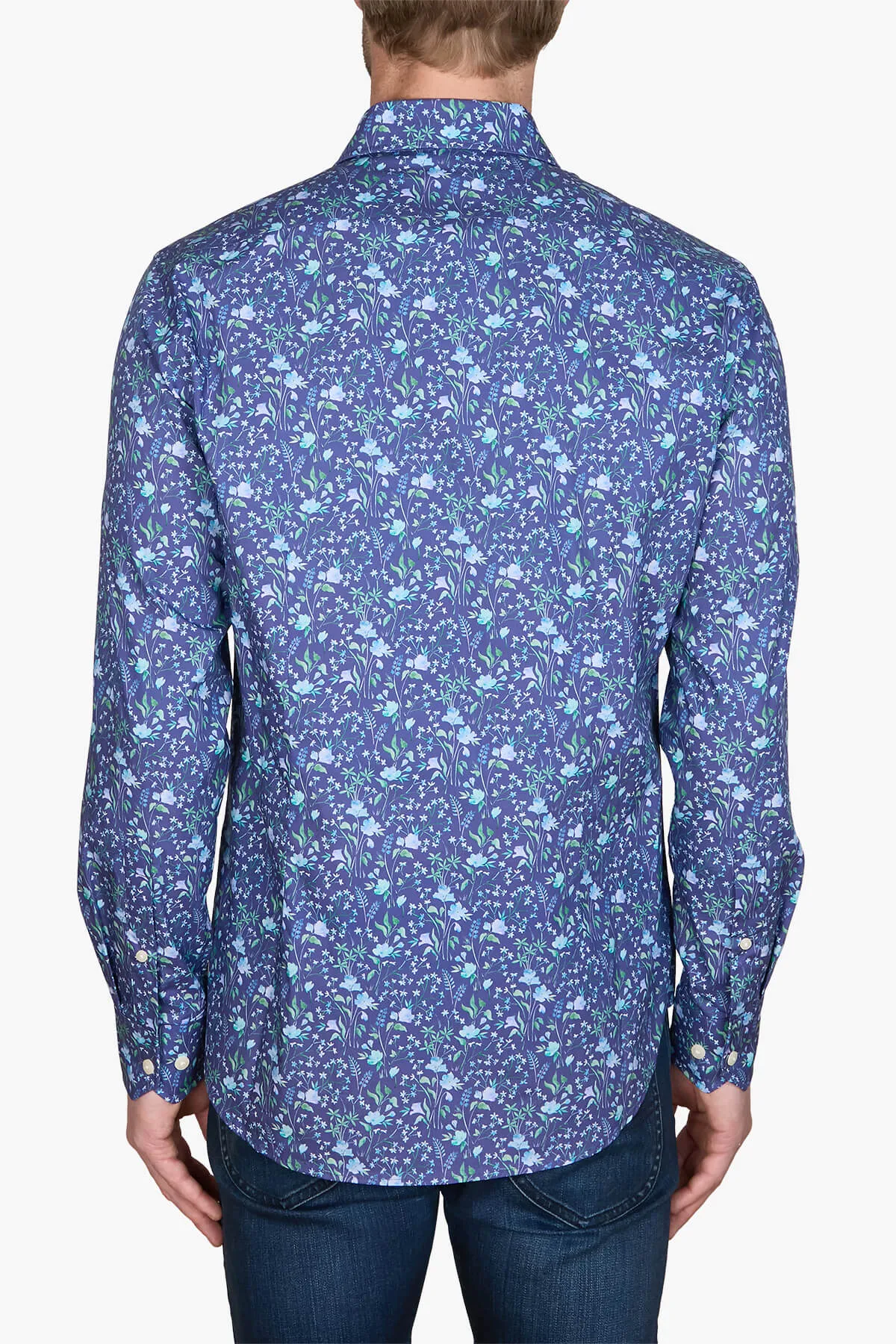 SIMON CARTER | Blue Meadow Digital Print Shirt
