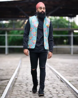 SINDA Floral Embroidered Vest