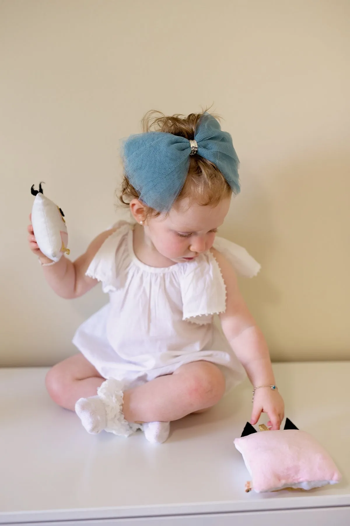 Soft Tulle Strips CLIP   WRAP - Rust