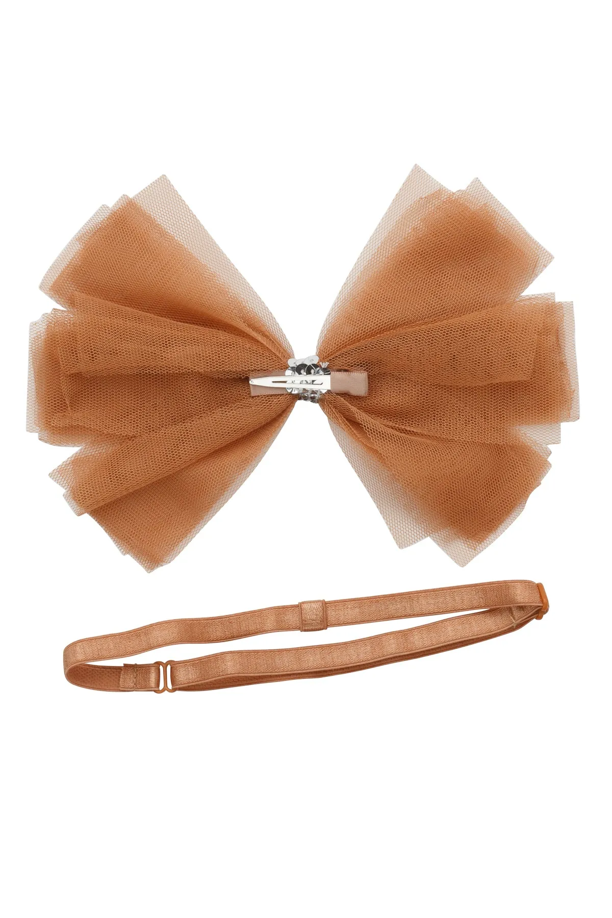 Soft Tulle Strips CLIP   WRAP - Rust