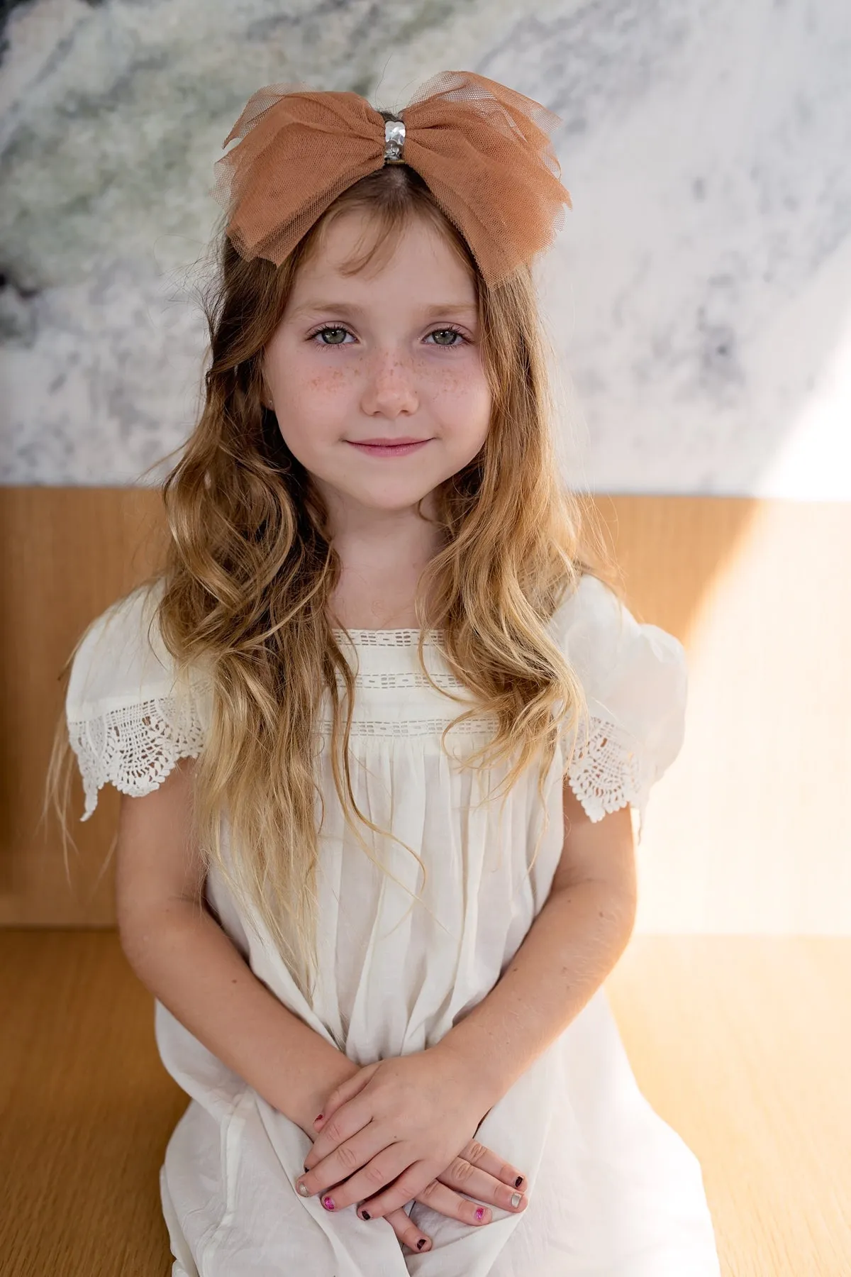 Soft Tulle Strips CLIP   WRAP - Rust
