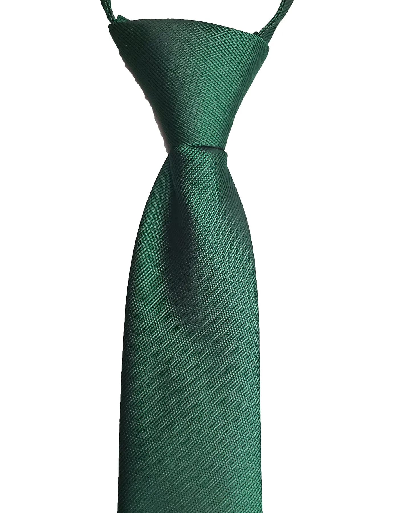 Solid Color Zipper Tie