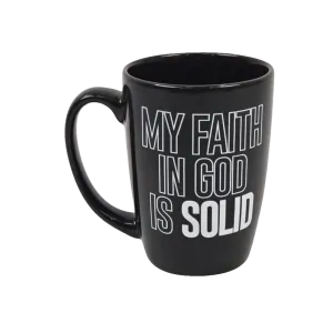 Solid Faith 12oz Mug| Black/White
