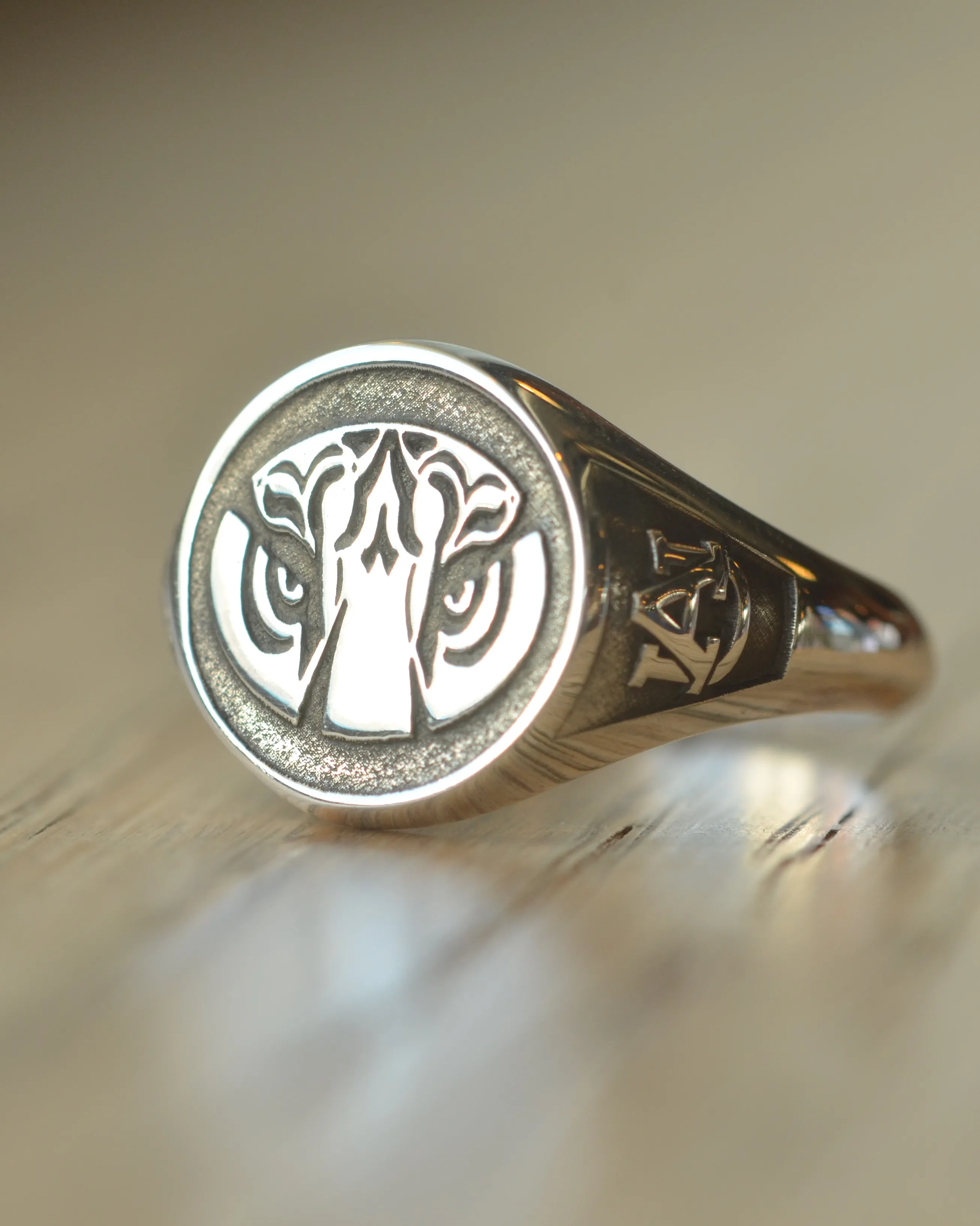 Solid Gold Tiger Eye Ring
