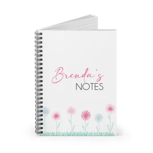 Spiral Notebook - Personalized Custom Name - Organization Ideas Creativity Gift Productivity
